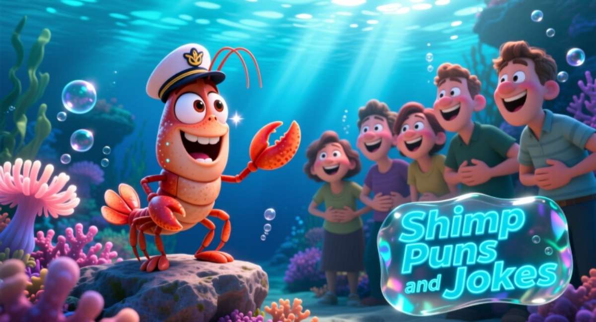 Shrimp Jokes: Funny, Clever, and Hilarious Puns for Kids & Adults