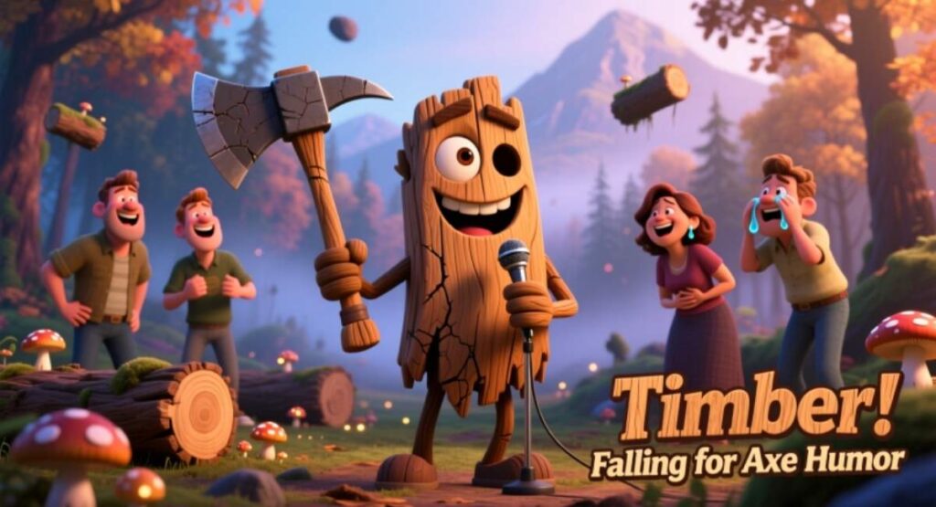 Timber! Falling for Axe Humor